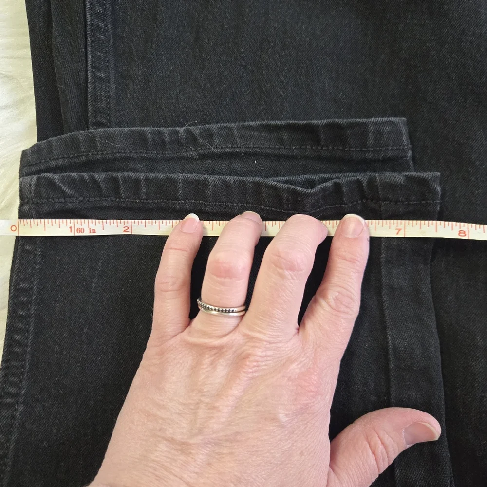 OLD‎ NAVY Jeans Men's 38x34 Relaxed Slim Tapered Denim Black Built in Flex